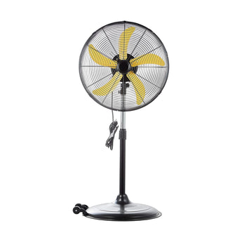 20 in. Heavy Duty High Velocity Pedestal Oscillating Fan with Powerful 1/5 Motor - Bansa Rose