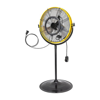 20 in. 3 Speeds Pedestal Fan with IP44 Enclosed Motor - Bansa Rose