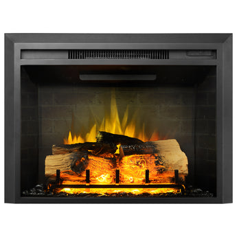 27.1-in Black Electric Fireplace Insert - Bansa Rose