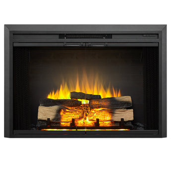 36.7-in Black Electric Fireplace Insert - Bansa Rose