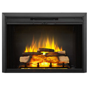 34.7-in Black Electric Fireplace Insert - Bansa Rose
