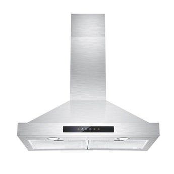 30 in. 760m3/h Convertible Wall Mounted Range Hood in Stainless Steel - Bansa Rose