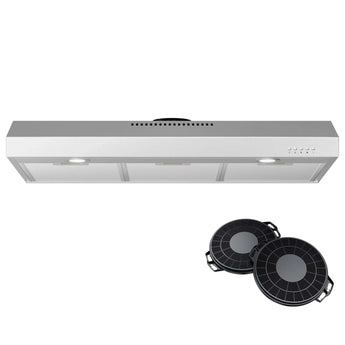 30 in. 200 CFM Convertible Under Cabinet Range Hood in Stainless Steel - Bansa Rose