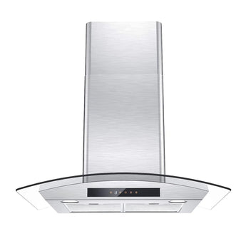 30 in. 450 CFM Convertible Wall Mounted Range Hood with 3-Speed Exhaust Fan - Bansa Rose