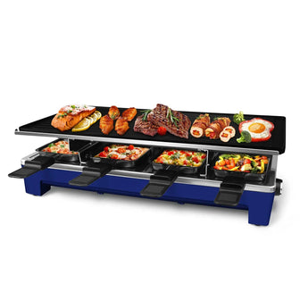 200 sq.-in Blue Stainless Steel Smokless Indoor Grill with Removable Plates - Bansa Rose