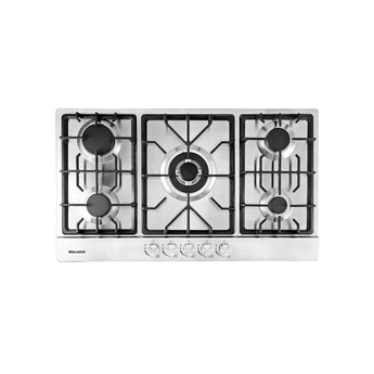 34 in. Gas Cooktop with Dual Size Power Burner Dual Fuel 5 Burner - Bansa Rose