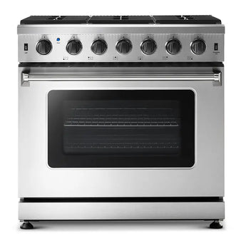 36 in. 6.0 cu. ft. Freestanding Gas Range in Stainless Steel - Bansa Rose