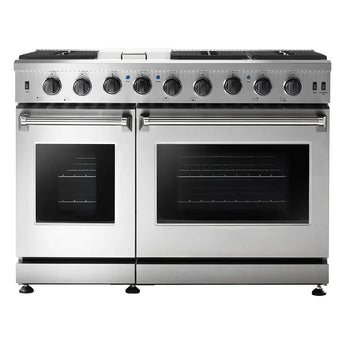 48 in. 6.8 cu. ft. Freestanding Gas Range in Stainless Steel - Bansa Rose