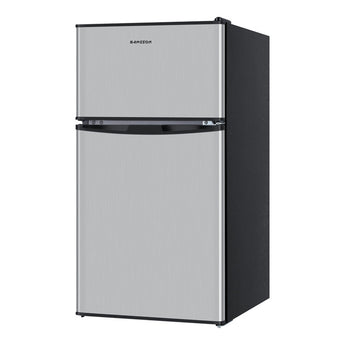 19.68 in. 3.2 cu. ft. 2-Door Mini Refrigerator with Freezer, Reversible Door - Bansa Rose