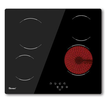24 in. 4 Elements Radiant Electric Cooktop with Flexible Ring - Bansa Rose