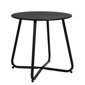 Table d'appoint en acier pour patio de 17,75 po, résistante aux intempéries