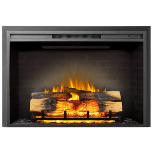 38.7-in Black Electric Fireplace Insert - Bansa Rose