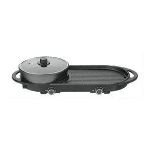 Poêle à griller électrique de 2150W avec fondue