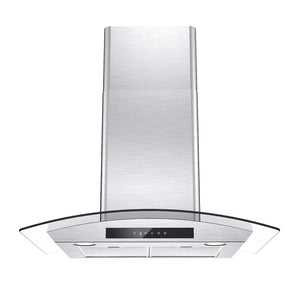 30 in. 450 CFM Convertible Wall Mounted Range Hood with 3-Speed Exhaust Fan - Bansa Rose