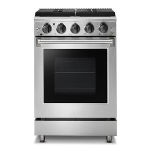 24 in. 3.7 cu. ft. Freestanding Gas Range in Stainless Steel - Bansa Rose