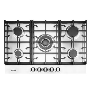 30 inch Gas Cooktop 5 Burners Dual Fuel - Bansa Rose