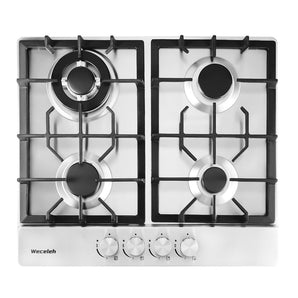 24 in. Dual Fuel 4 Burner Gas Cooktop - Bansa Rose
