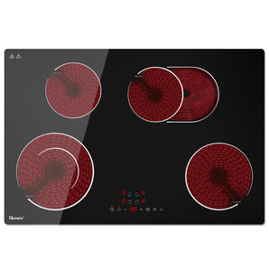 24 in. 4 Elements Radiant Electric Cooktop - Bansa Rose